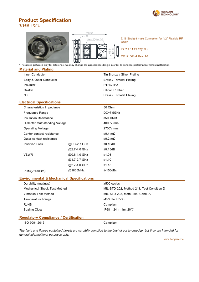 Hengxin 716M-12L 02L
