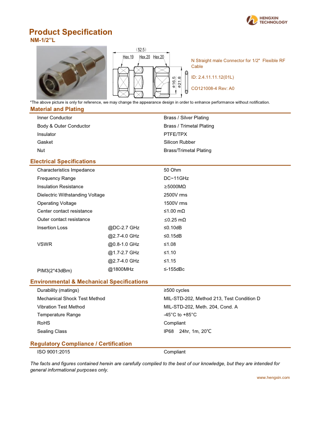 Hengxin NM-12L 01L