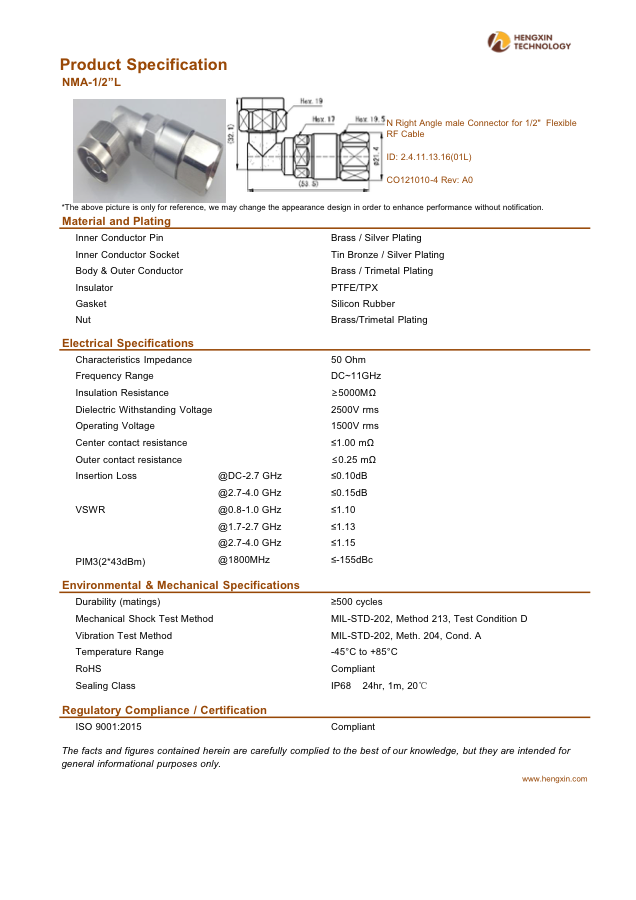Hengxin NMA-12L 01L